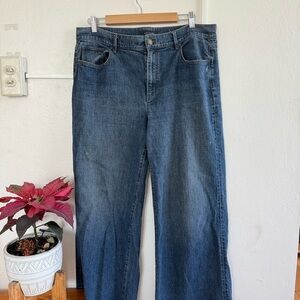 LOFT Blue Flare & Wide Leg Jeans
